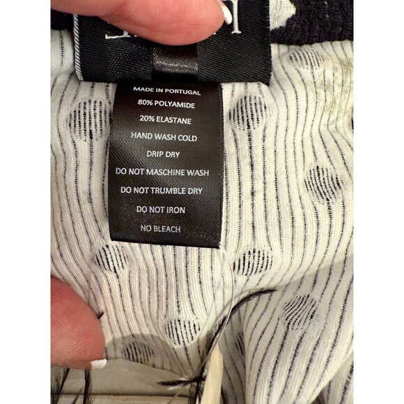 Leslie Amon Carioca Feather Trim Dot Mini Dress NWT - Size M/L - Picture 8 of 10